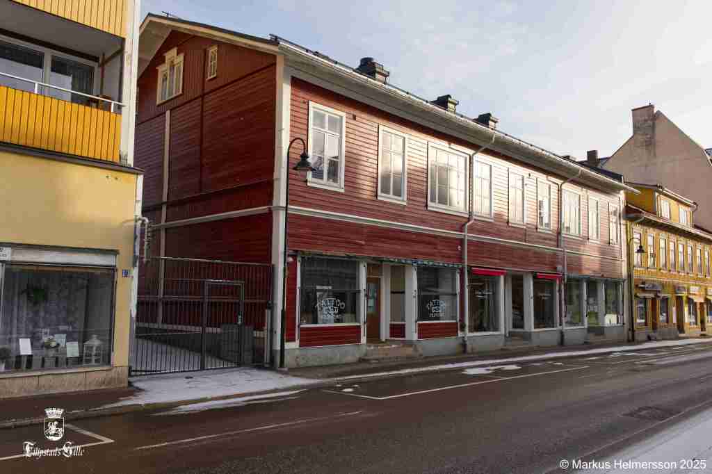 Trastgården i Filipstad sedd från Kungsgatan